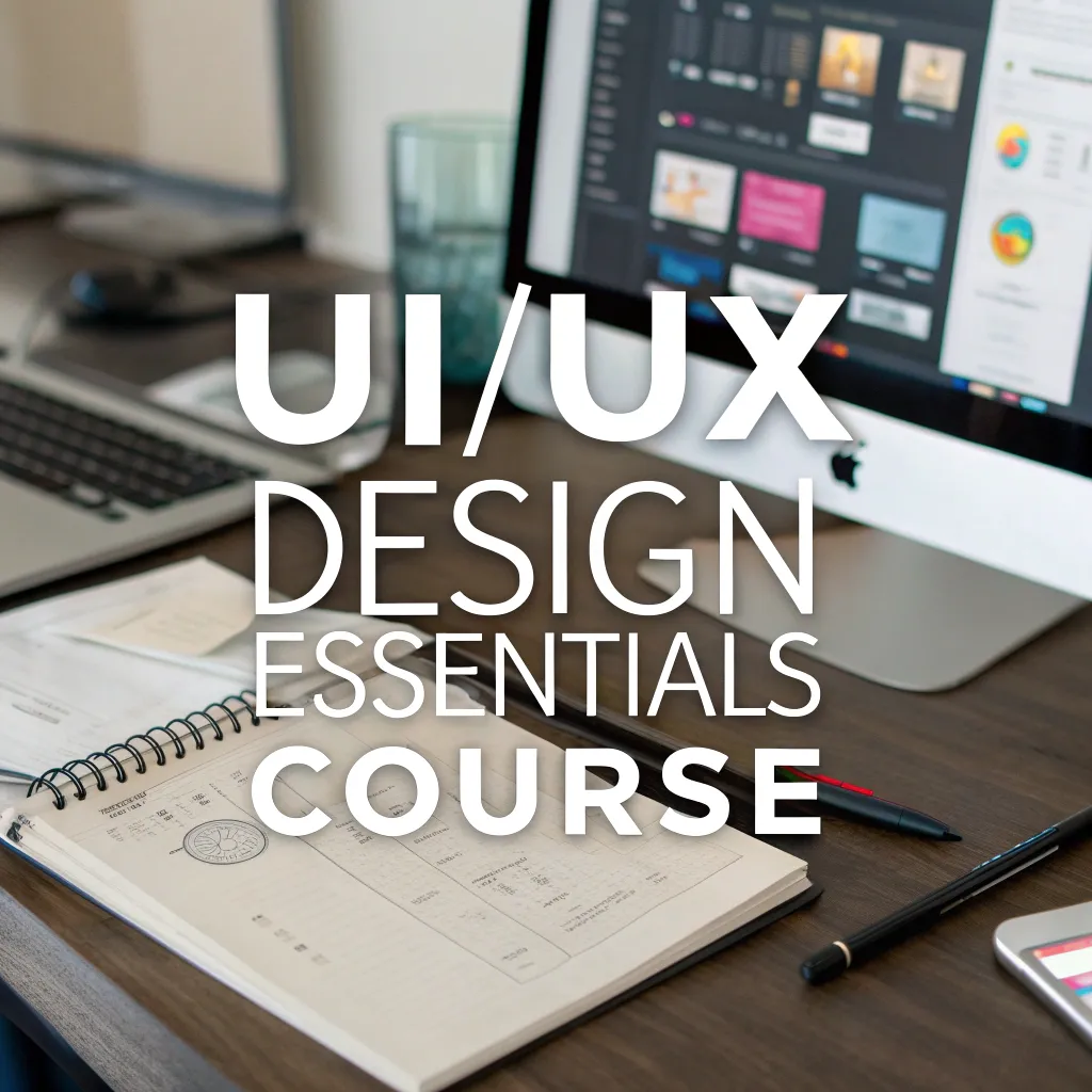 UI/UX Design Essentials Course Cover